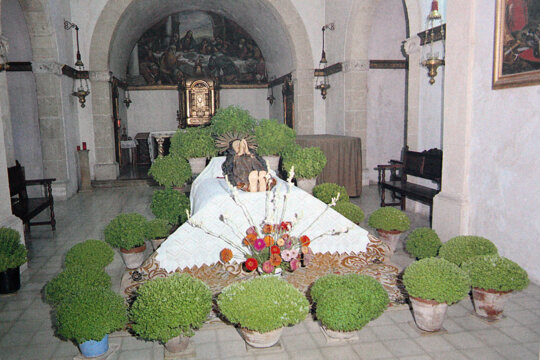 Marededéu morta de l'Església de Sant Marçal de sa Cabaneta. Foto: Sebastià Mas