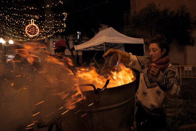 Preparant les fumeroles