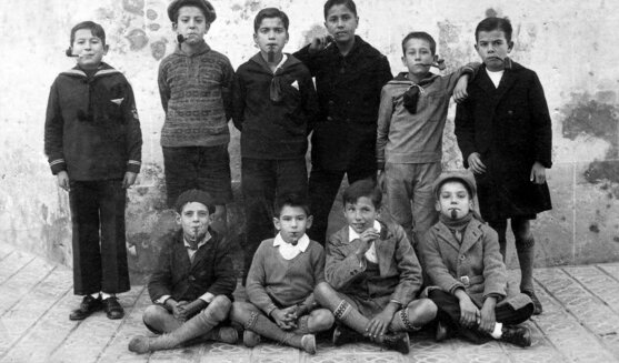 La Mare de Déu Fumadora a Arenys de Mar. Foto: Arxiu Fidel Fita