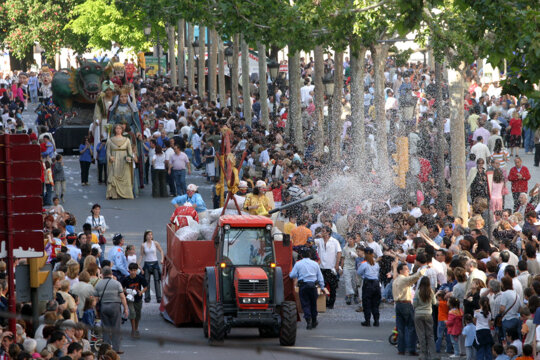 El Marraco a la Batalla de Flors. Foto: Ajuntament de Lleida
