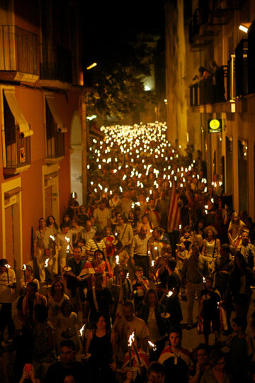 La marxa avança pels carrers