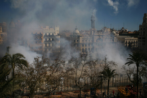 Mascletà de València