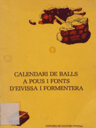 Calendari de ballades a pous i fonts d'Eivissa i Formentera