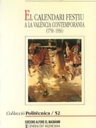 El calendari festiu a la València contemporània (1750-1936)