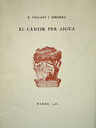 El càntir per aigua