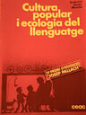 Cultura popular i ecologia del llenguatge