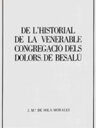 De l'Historial de la Venerable Congregació dels Dolors de Besalú