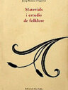 Materials i estudis de folklore