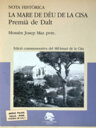 Nota Històrica. La Mare de Déu de la Cisa. Premià de Dalt