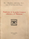 Tradicions de la nostra comarca referents a la Moreneta