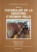 Esbós de Vocabulari de la indústria d'adobar pells