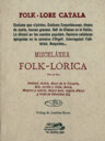 Folklore català. Miscelànea folk-lòrica
