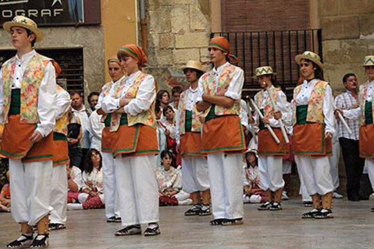 La Moixiganga en formació. Foto: Salvador Palomar