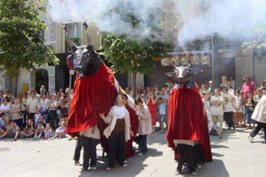 Mare i filla, a les Santes