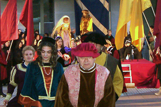 Un moment de la fira medieval