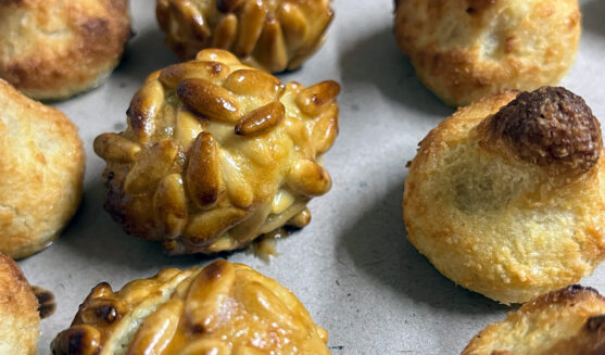 Receptes de panellets amb pinyons