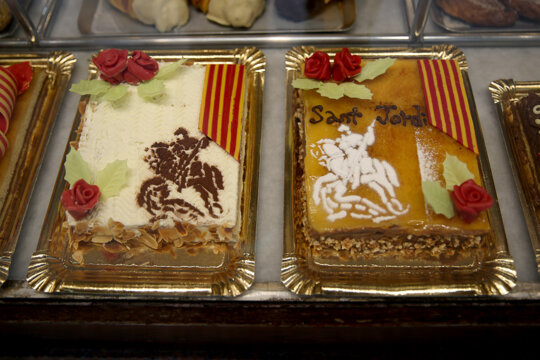 Pastís de Sant Jordi a Torroella de Montgrí