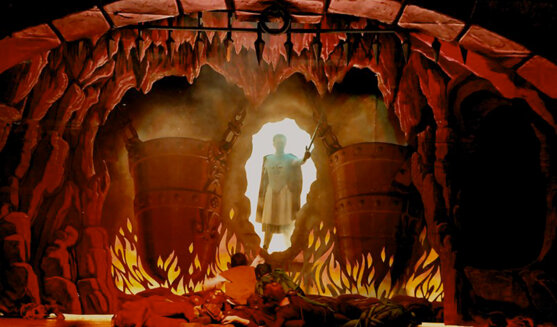 Sant Miquel apareix a l’infern