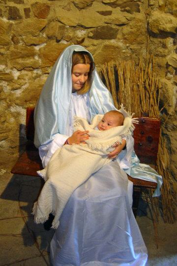 La Verge i l'infant nounat