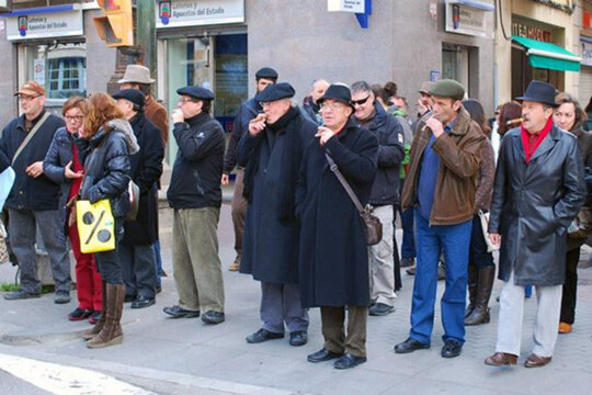 Participants a la processó