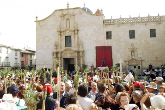L'entrada al santuari
