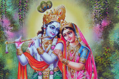 La divinitat hinduista Krishna