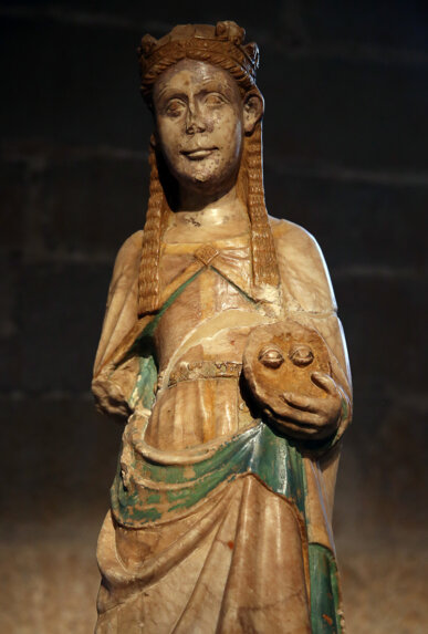 Imatge de Santa Llúcia de Granyena al Museu Diocesà de Solsona