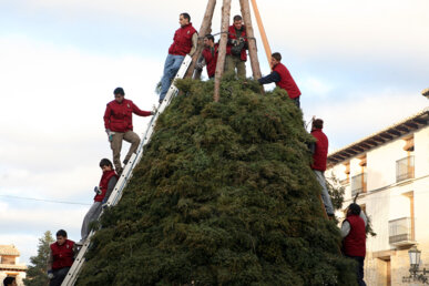La barraca es revesteix amb carrasca