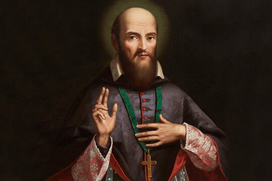 Pintura de Sant Francesco di Sales, 1852