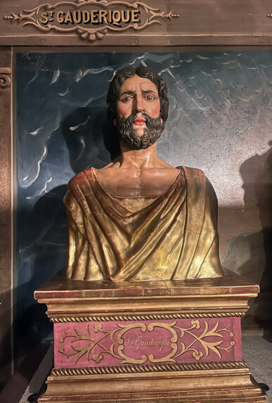 Bust del sant a Prada de Conflent