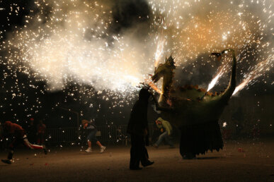 Drac que acompanya els diables