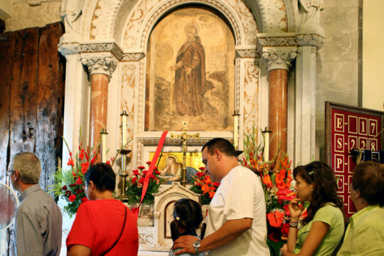 Interior de la capella del sant