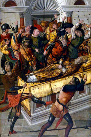 Miracle de les mosques de Franci Joan, s. XVI (Catedral de València)