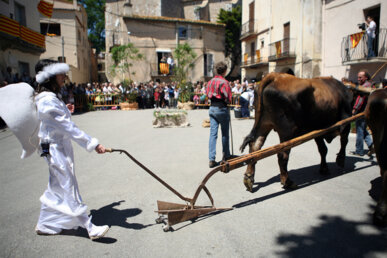 L'àngel llaurant el camp