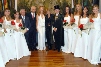 Les dames i la reina de l'edició 2007. Foto: Carles Castro