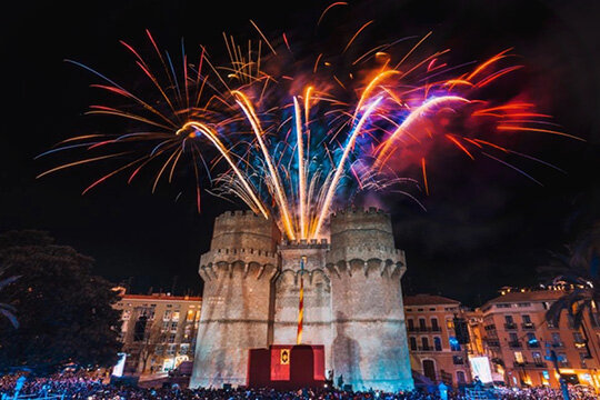 Les Torres dels Serrans, escenari de la Cridà. Foto: Visitvalencia.com