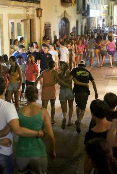 Les fileres arriben fins al final del carrer