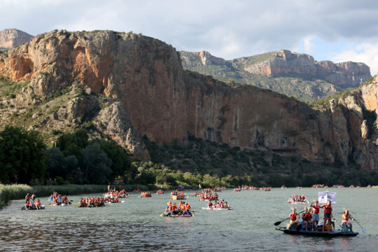La baixada transcorre entre paratges ferèstecs