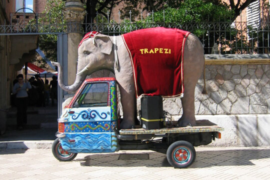Vehicle-mascota del Trapezi de Reus