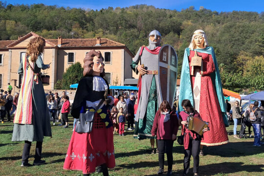 El comte Guillem-Ramon de Cerdanya i la seva esposa Sança de Barcelona
