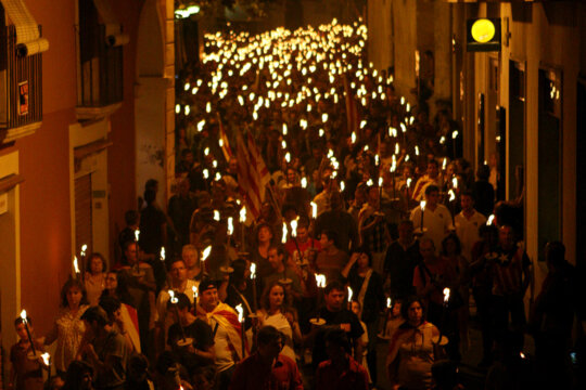 Marxa de Torxes a Vilafranca del Penedès