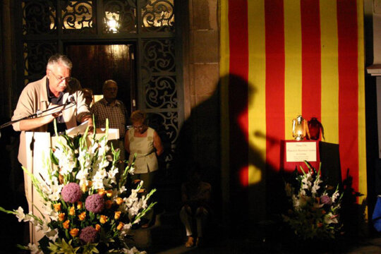 Els parlaments al Fossar. Foto: Bernat Ferrer